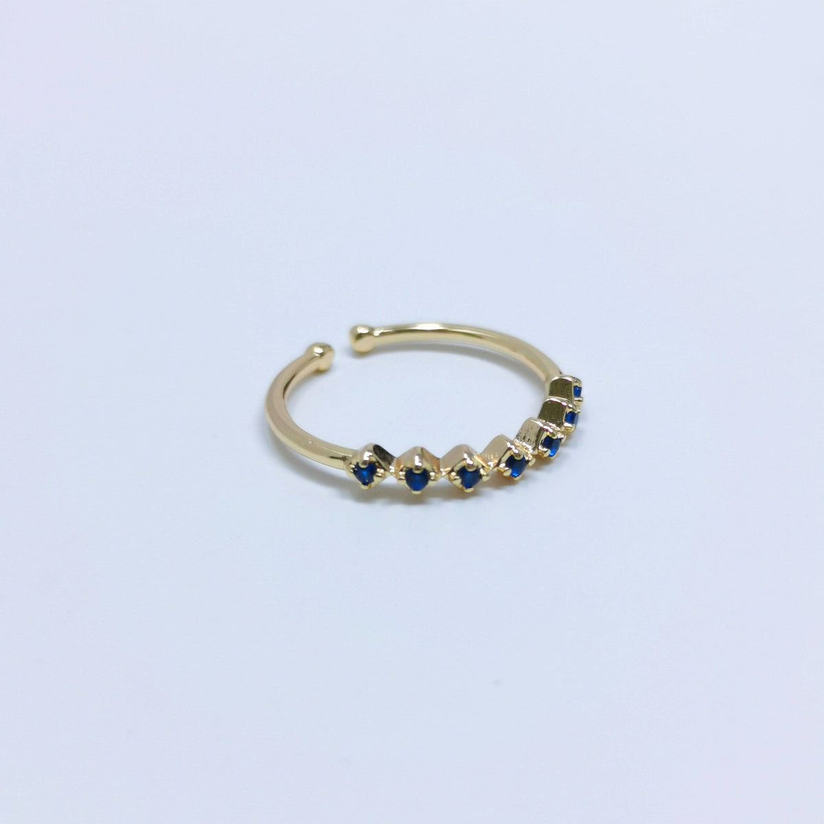 Dainty Rings For Women Crystal Ring Gold Rings Cubic Ring Stackable Ring Bridesmaid Gift Minimalist Rings Claer Pink Blu Green Cz Ring: Blue